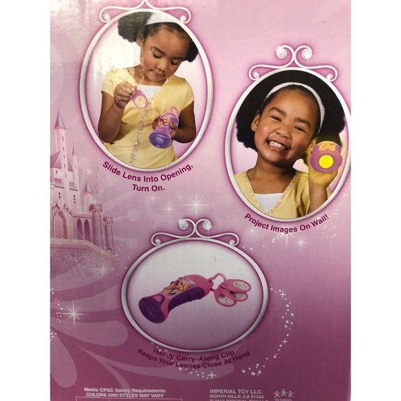 Disney Princes Elegant Projector Carry Along Clip Projects 3 Princess Pose Toy - Picture 4 of 4